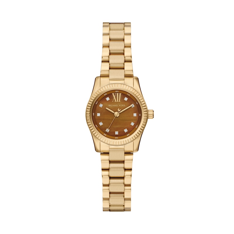 Main Image 1 of Michael Kors Lexington Women's 26mm Gold Tone Bracelet Watch