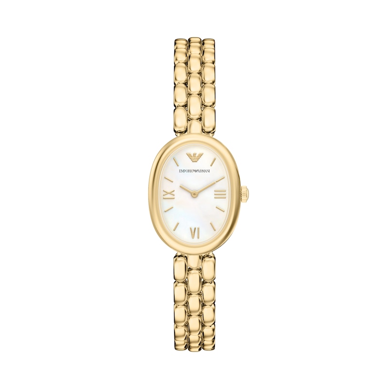 Main Image 1 of Emporio Armani Women's Sinfonia Mother Of Pearl Dial & Gold Tone Watch