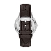 Thumbnail Image 4 of Emporio Armani Men's 43mm Silver Dial & Brown Leather Strap Watch
