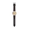 Thumbnail Image 5 of Emporio Armani Men's 43mm Silver Dial & Brown Leather Strap Watch