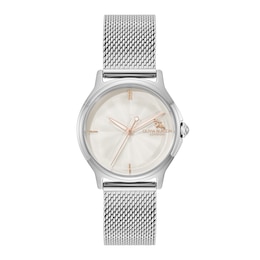 Olivia Burton Classic Bee 30mm Stainless Steel Mesh Bracelet Watch
