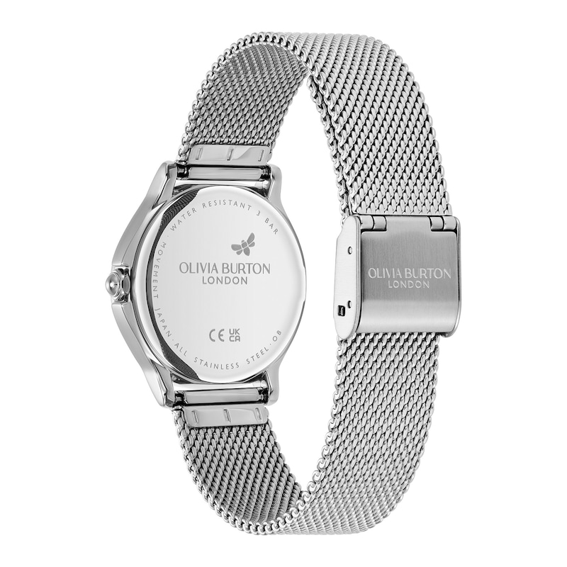 Main Image 4 of Olivia Burton Classic Bee 30mm Stainless Steel Mesh Bracelet Watch