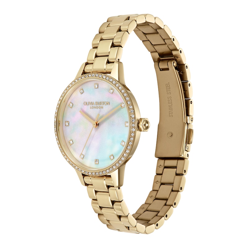 Main Image 2 of Olivia Burton Classic Captivate 34mm Mother Of Pearl & Gold Tone Watch