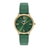 Thumbnail Image 1 of Olivia Burton Classic Westbourne 30mm Gold Tone & Green Leather Strap Watch
