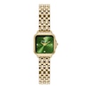 Thumbnail Image 1 of Olivia Burton Mini Grosvenor 20mm Square Crystal Gold Tone Bracelet Watch