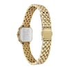 Thumbnail Image 5 of Olivia Burton Mini Grosvenor 20mm Square Crystal Gold Tone Bracelet Watch