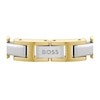 Thumbnail Image 2 of BOSS Men's Nolan Two Tone H Link Cuff With Logo Clasp