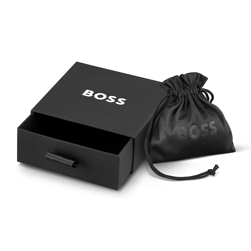 Main Image 6 of BOSS Men's Nolan Two Tone H Link Cuff With Logo Clasp