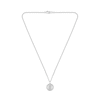 Thumbnail Image 2 of BOSS Men's North Silver Tone Medallion Pendant Necklace