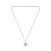 Thumbnail Image 3 of BOSS Men's North Silver Tone Medallion Pendant Necklace