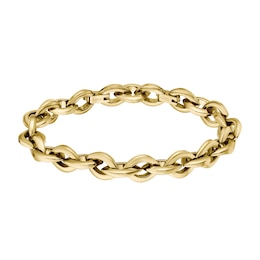 BOSS Women's Fiora Gold Tone Petal Link Chain Bracelet