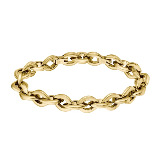 BOSS Jewelry Women's Chain Bracelet In Stainless Steel with Yellow Gold Plating - 1580811 - Image 4