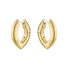 Thumbnail Image 1 of BOSS Women's Fiora Gold Tone Petal Earrings