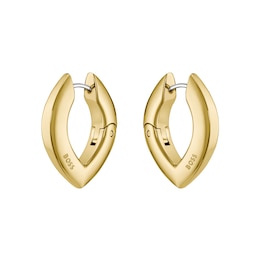 BOSS Women's Fiora Gold Tone Petal Earrings