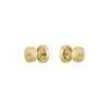 Thumbnail Image 3 of BOSS Women's Divine Gold Tone Double B Sparkle Logo Stud Earrings