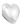 Thumbnail Image 3 of BOSS Women's Honey Hearts Shaped Silver Tone Stud Earrings