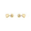 Thumbnail Image 1 of BOSS Women's Honey Hearts Shaped Gold Tone Stud Earrings