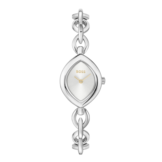 Women's Boss Fiora ' Silver-Tone Dial & Stainless Steel Bracelet Watch