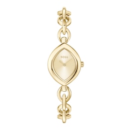 BOSS Fiora Ladies' Champagne Dial & Stainless Steel Bracelet Watch