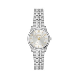 BOSS Graceful Ladies' Silver-Tone Dial & Stainless Steel Bracelet Watch