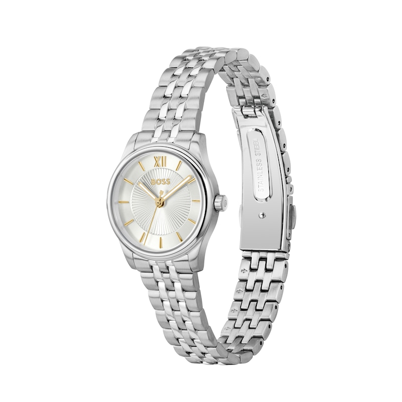 Main Image 3 of BOSS Graceful Ladies' Silver-Tone Dial & Stainless Steel Bracelet Watch