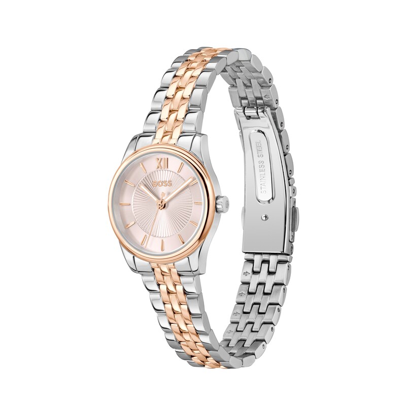 Main Image 3 of BOSS Graceful Ladies' Pink Dial & Two-Tone Stainless Steel Bracelet Watch