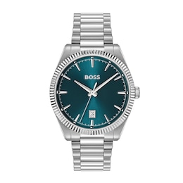 BOSS Cheswick Men's Blue Dial & Stainless Steel Bracelet Watch