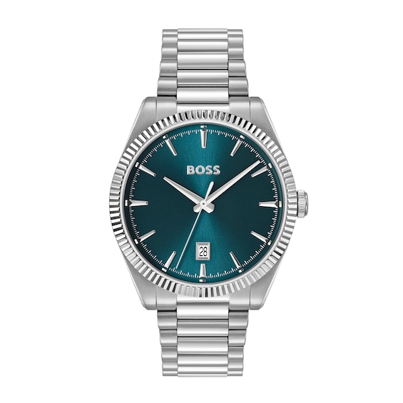 Men's Boss Cheswick Blue Dial & Stainless Steel Bracelet Watch