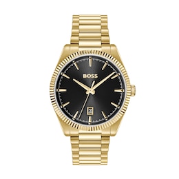BOSS Cheswick Men's Black Dial & Stainless Steel Bracelet Watch