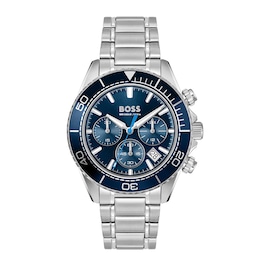 BOSS Sealiner Men's Chronograph Blue Dial & Stainless Steel Bracelet Watch