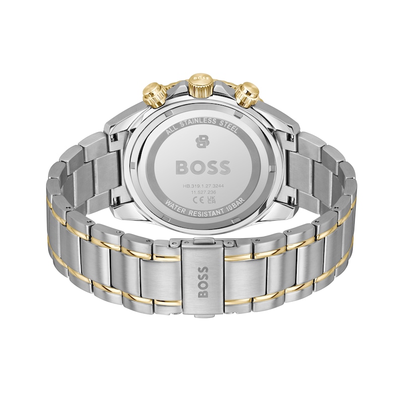 Main Image 2 of BOSS Sealiner Men's Chronograph Green Dial & Two-Tone Stainless Steel Bracelet Watch