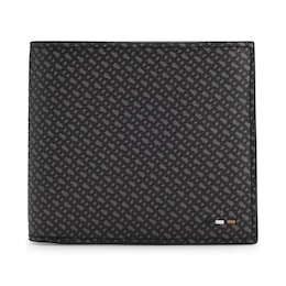BOSS Black Leather B Design 8CC Wallet