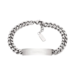 Emporio Armani Men's Stainless Steel ID Bracelet