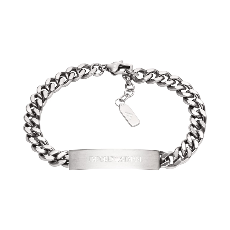 Main Image 1 of Emporio Armani Men's Stainless Steel ID Bracelet