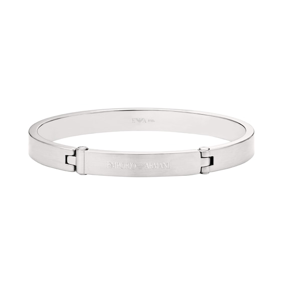 Men's Emporio Armani Stainless Steel Bangle Bracelet