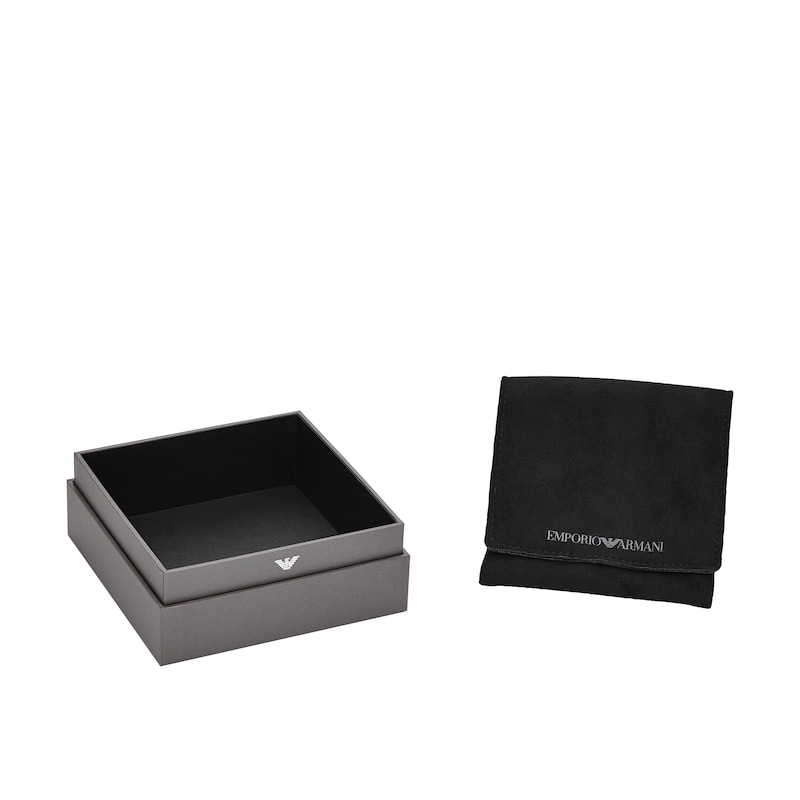 Main Image 4 of Emporio Armani Men's Stainless Steel Dog Tag Necklace