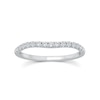 Thumbnail Image 1 of Arctic Light Platinum Shaped Eternity 0.25ct Diamond Ring