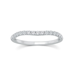 Arctic Light Platinum Shaped Eternity 0.25ct Diamond Ring