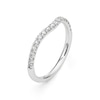 Thumbnail Image 2 of Arctic Light Platinum Shaped Eternity 0.25ct Diamond Ring