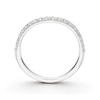 Thumbnail Image 3 of Arctic Light Platinum Shaped Eternity 0.25ct Diamond Ring