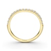 Thumbnail Image 3 of Arctic Light 18ct Yellow Gold Shaped Eternity 0.25ct Diamond Ring