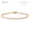 Thumbnail Image 1 of BLOOM 9ct Yellow Gold 2ct Lab Grown Diamond Buttercup Bracelet