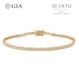 BLOOM 9ct Yellow Gold 2ct Lab Grown Diamond Buttercup Bracelet