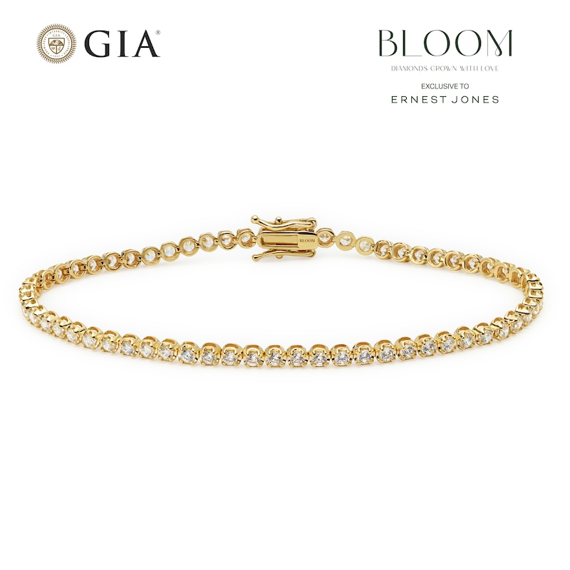 Main Image 1 of BLOOM 9ct Yellow Gold 2ct Lab Grown Diamond Buttercup Bracelet