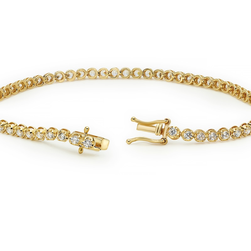 Main Image 3 of BLOOM 9ct Yellow Gold 2ct Lab Grown Diamond Buttercup Bracelet