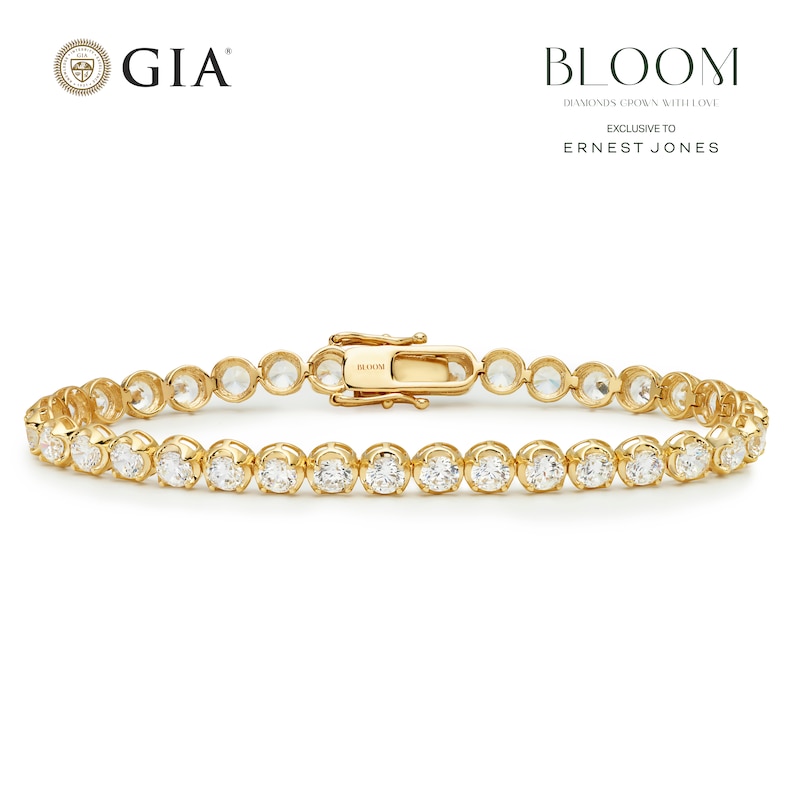 Main Image 1 of BLOOM 9ct Yellow Gold 7ct Lab Grown Diamond Buttercup Bracelet