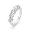 Thumbnail Image 2 of BLOOM 14ct White Gold 1.80ct Lab Grown Diamond Round 5 Stone Graduating Ring