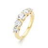 Thumbnail Image 2 of BLOOM 14ct Yellow Gold 1.80ct Lab Grown Diamond Round 5 Stone Graduating Ring