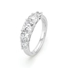 Thumbnail Image 2 of BLOOM 14ct White Gold 1.90ct Lab Grown Diamond Cushion 5 Stone Graduating Ring