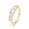 Thumbnail Image 2 of BLOOM 14ct Yellow Gold 1.90ct Lab Grown Diamond Cushion 5 Stone Graduating Ring